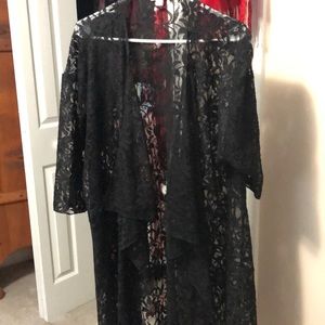 Black lace Shirley never worn large